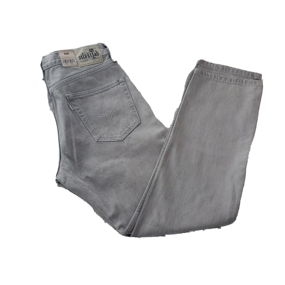 NEW! Levi's Silver Tab '90's' Style' Men's 29x30 Straight Fit Gray Distressed